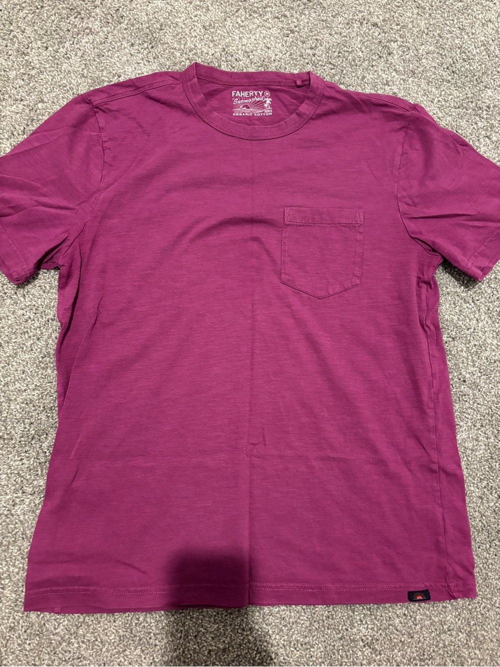 Faherty Sunwashed Pocket Tee